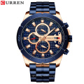 CURREN 8337 Business Watch Luxury Brand Stainless Steel Wrist Watch Chronograph Army Military Quartz Watches Relogio Masculino